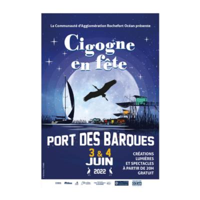 20 cigogne en fete port des barques 17 juin 2022