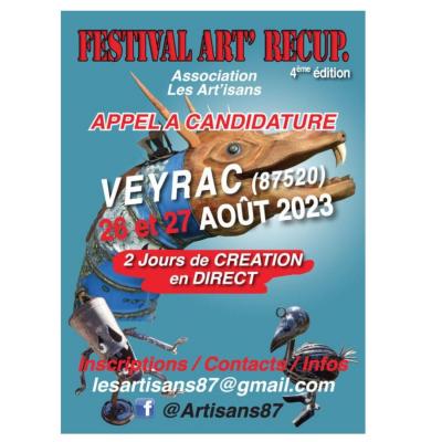 29 festival art recup veyrac 87 aout 2023